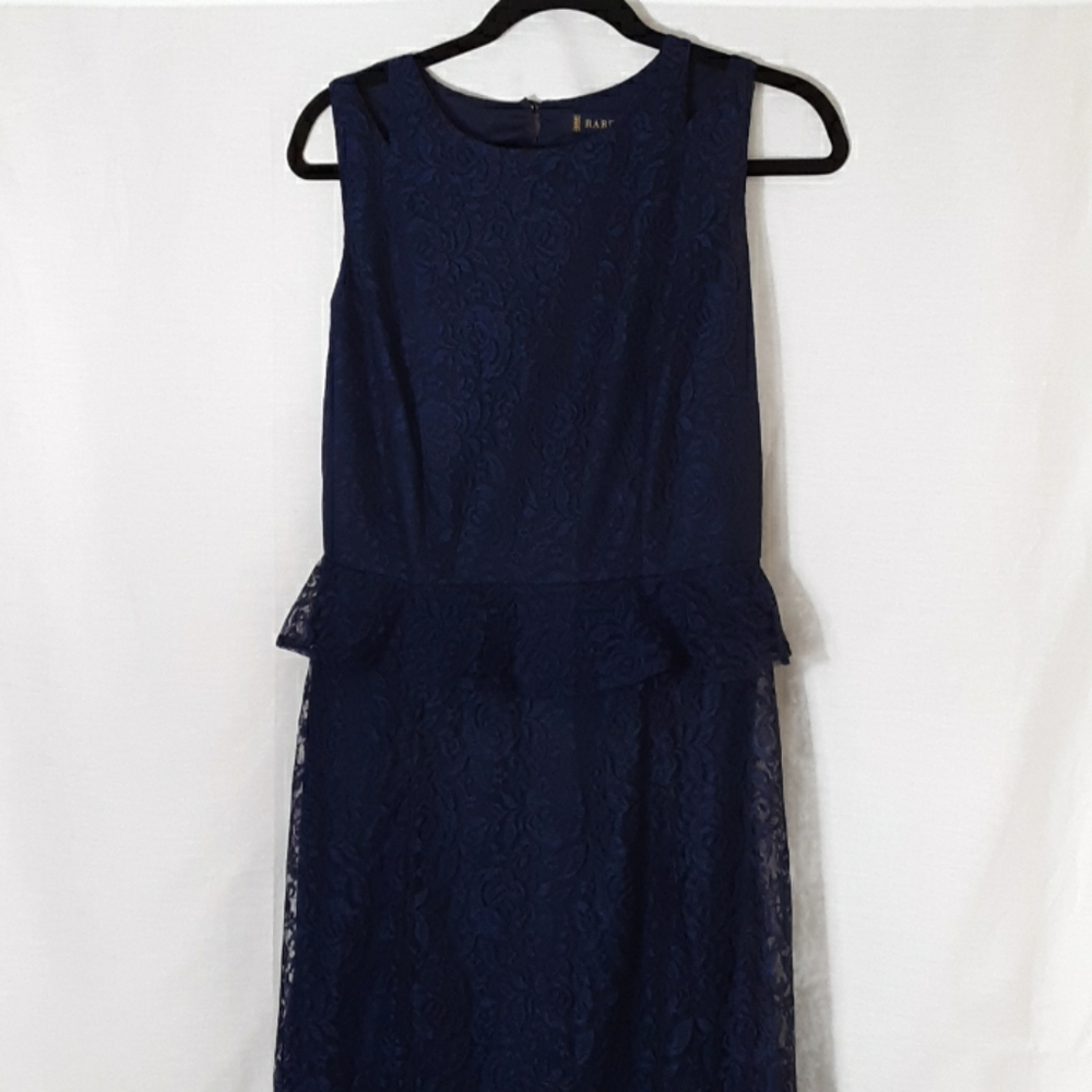 Rare Royal Blue Sleeveless Lace dress